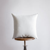 Merry and Bright | Blue Pillow Cover | Red Fox | Christmas Gift |